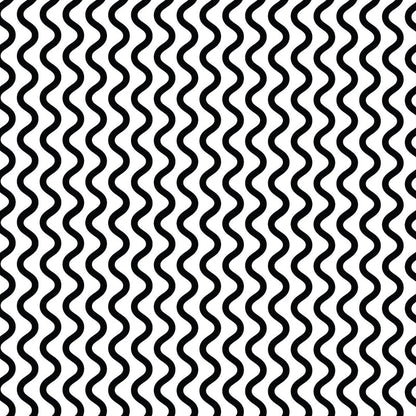 Waves Black UV Printed Acrylic Sheet