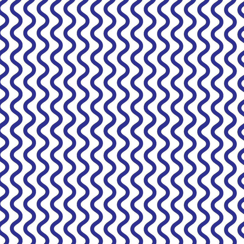 Waves Dark Blue UV Printed Acrylic Sheet