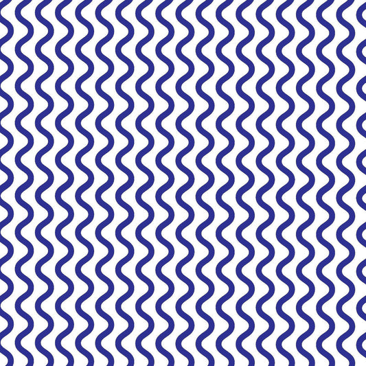 Waves Dark Blue UV Printed Acrylic Sheet