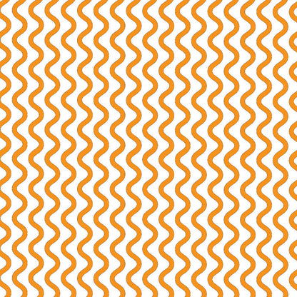 Waves Orange UV Printed Acrylic Sheet