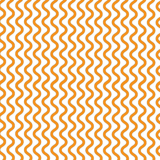 Waves Orange UV Printed Acrylic Sheet