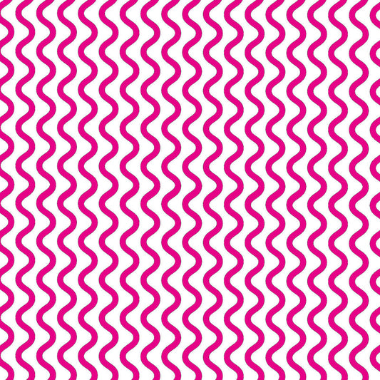 Waves Bright Pink UV Printed Acrylic Sheet