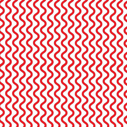Waves Red UV Printed Acrylic Sheet