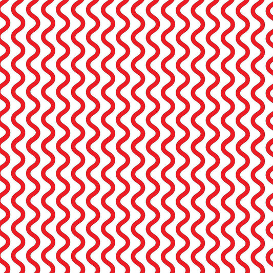 Waves Red UV Printed Acrylic Sheet