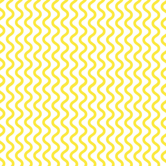 Waves Yellow UV Printed Acrylic Sheet