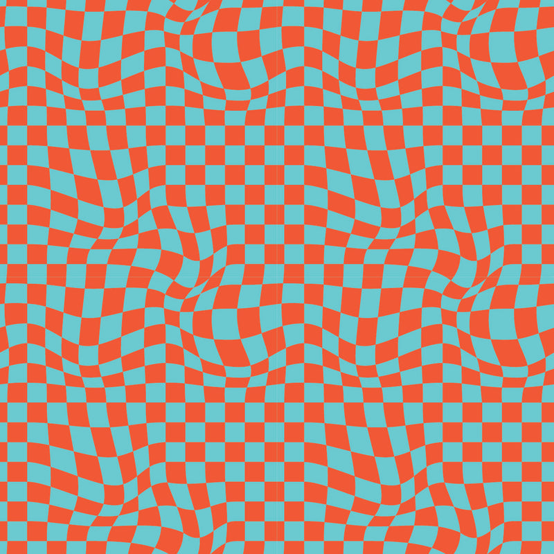Wavy Checks 2 UV Printed Acrylic Sheet