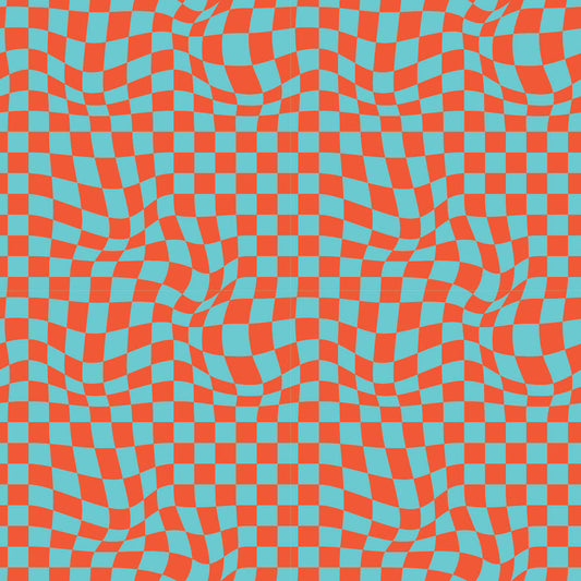 Wavy Checks 2 UV Printed Acrylic Sheet