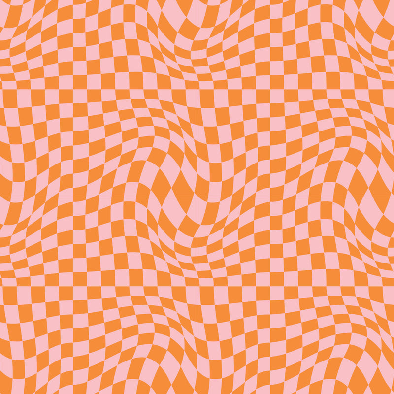 Wavy Checks 3 UV Printed Acrylic Sheet