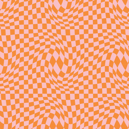 Wavy Checks 3 UV Printed Acrylic Sheet