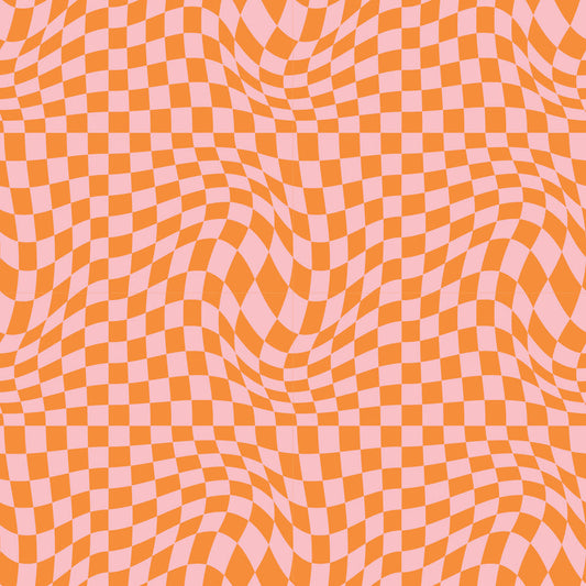 Wavy Checks 3 UV Printed Acrylic Sheet