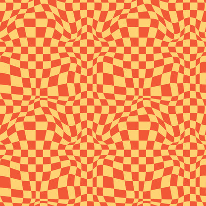 Wavy Checks 5 UV Printed Acrylic Sheet