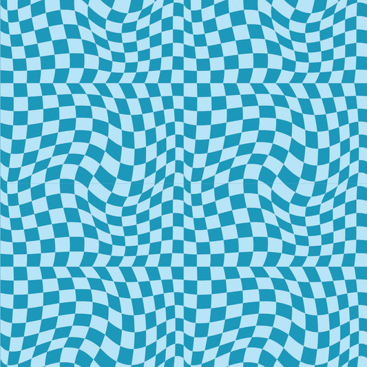 Wavy Checks 6 UV Printed Acrylic Sheet