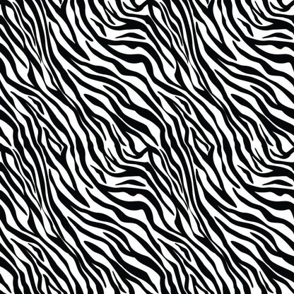 Zebra Black UV Printed Acrylic Sheet