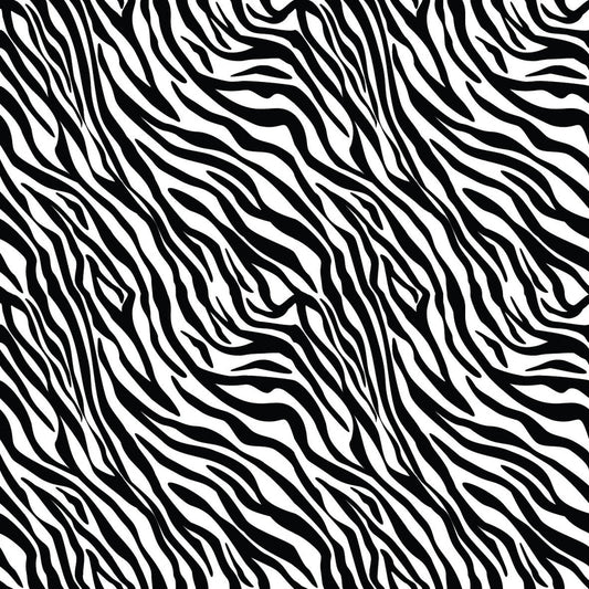 Zebra Black UV Printed Acrylic Sheet