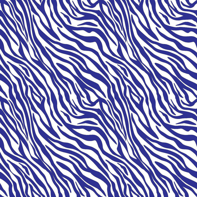 Zebra Dark Blue UV Printed Acrylic Sheet