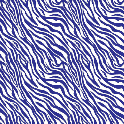 Zebra Dark Blue UV Printed Acrylic Sheet