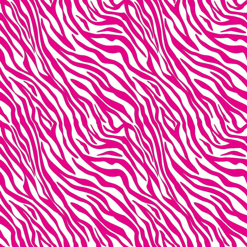 Zebra Bright Pink UV Printed Acrylic Sheet