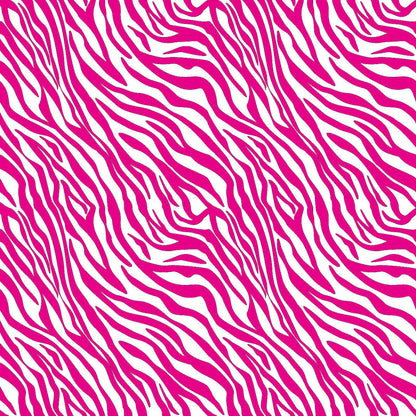 Zebra Bright Pink UV Printed Acrylic Sheet