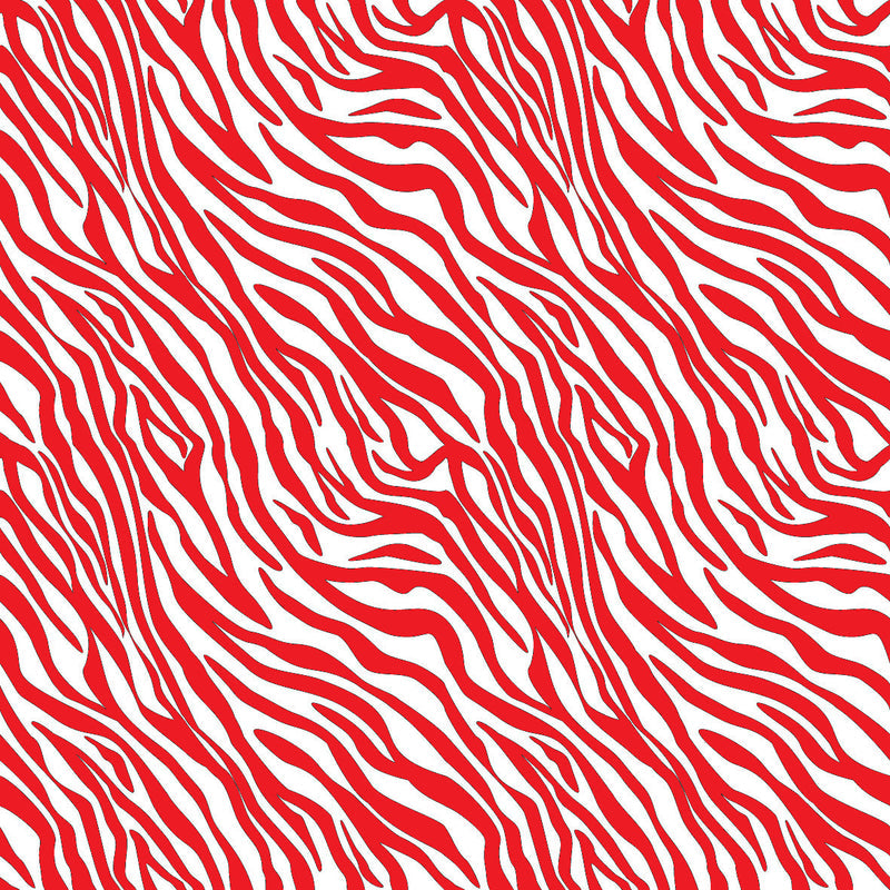 Zebra Red UV Printed Acrylic Sheet
