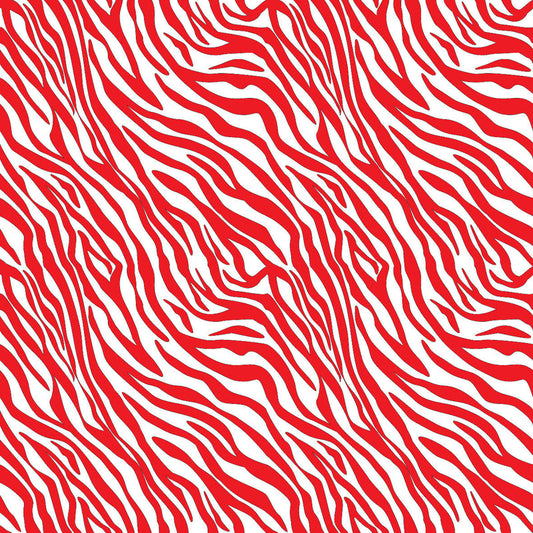 Zebra Red UV Printed Acrylic Sheet
